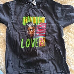 Port and Company Black California Love Kids Tee